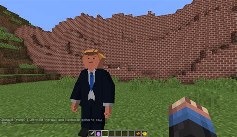 Donald Trump will make Minecraft great again. | Rebrn.com