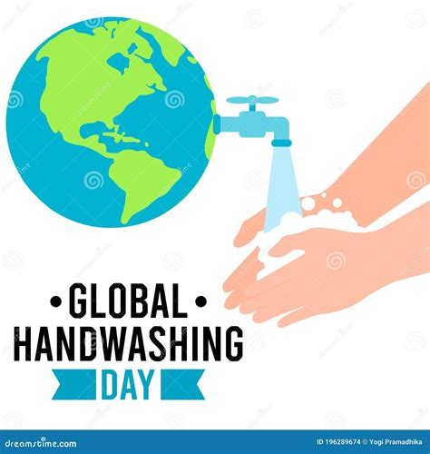 Global Handwashing Day Vector Illustration Stock Vector - Illustration ...