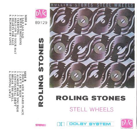 Rolling Stones* - Steel Wheels (1989, Cassette) | Discogs