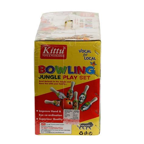 Bowling Set /Toy Set with 6 Pins and 1 Balls Indoor Outdoor Sports Game Plastic Toys at Rs 420 ...