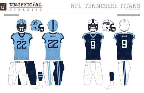 UNOFFICiAL ATHLETIC | Tennessee Titans Rebrand