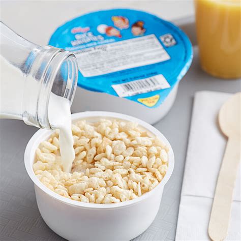 Kellogg's Rice Krispies Cereal Single-Serve Bowl Pack 0.63 oz. - 96/Case