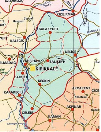 Kirikkale Map - Turkey