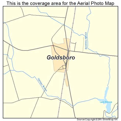 Aerial Photography Map of Goldsboro, MD Maryland