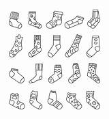 Premium Vector  Winter Warm socks coloring Page Stylish Cotton And sketch template
