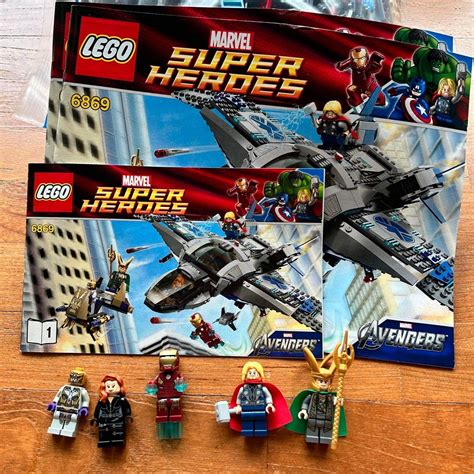 Lego 6869 Quinjet Aerial Battle, Hobbies & Toys, Toys & Games on Carousell