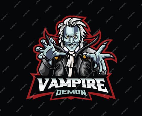 Premium Vector | Dracula mascot logo design