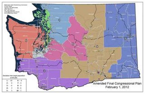 Wa State Congressional Districts Map 2014 - Printable Map