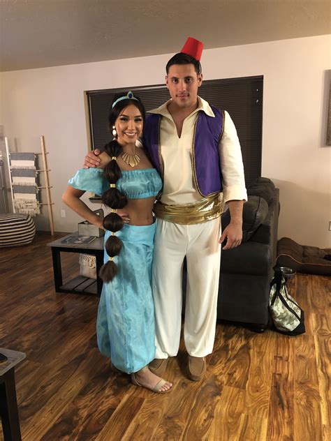 Jasmine and Aladdin Halloween Costumes | Aladdin halloween, Halloween costumes, Costume party