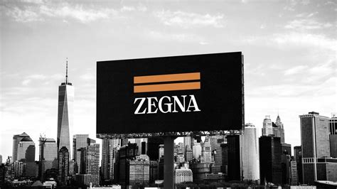 Nuevo logo de Zegna. Color vicuña y geometría inspirada en el paisaje