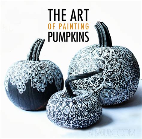 alisaburke: the art of painting pumpkins