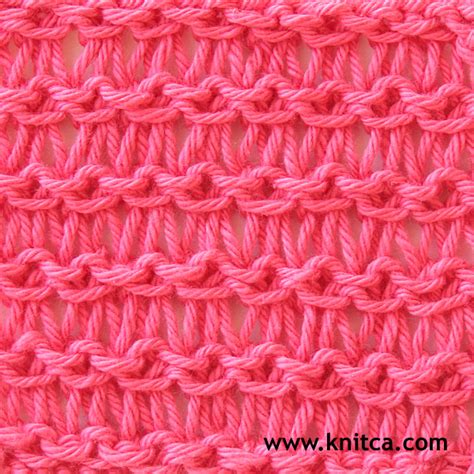 Beautiful openwork knitting stitch pattern