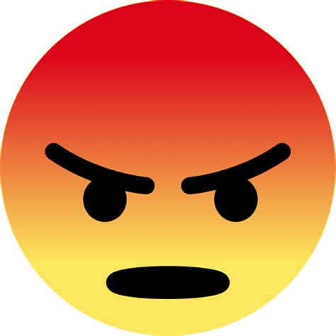 Emoji Facebook Png : Facebook Angry Emoji Like Png