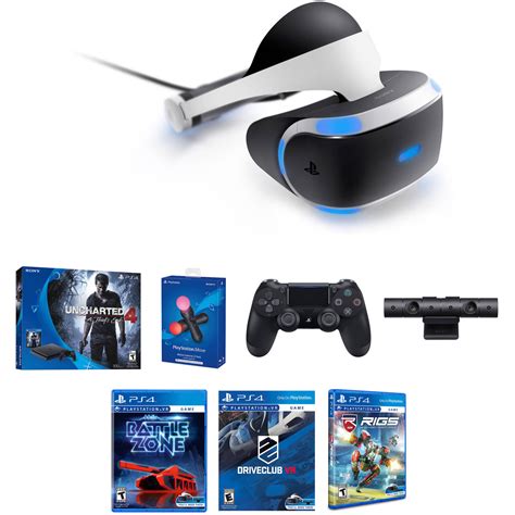 Sony PlayStation VR Bundle with PlayStation 4 Slim Uncharted 4