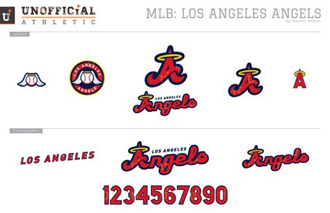 UNOFFICiAL ATHLETIC | Los Angeles Angels Rebrand