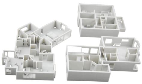 3D Printed Floor Plans - Floor Plan Rendering