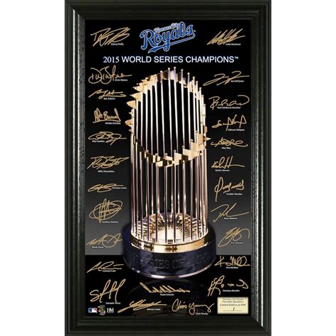 Kansas City Royals Highland Mint 2015 World Series Champions 12" x 20 ...