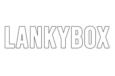 Lankybox Logo Coloring Page - Free Printable Coloring Pages for Kids