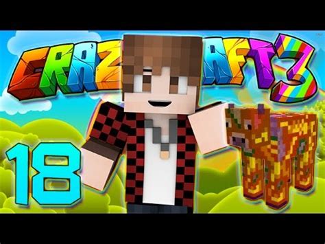 Minecraft Crazy Craft 3.0: ENCHANTED GOLDEN APPLE COW FARM #18 (Modded Roleplay) - YouTube