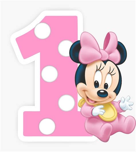 Minnie mouse mickey mouse number birthday minnie mouse 1 minnie mouse ...