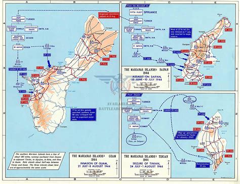 Marianas Campaign: Saipan, Guam, Tinian – Battle Archives