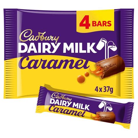 Morrisons: Cadbury Dairy Milk Caramel 4 Pack 148g(Product Information)