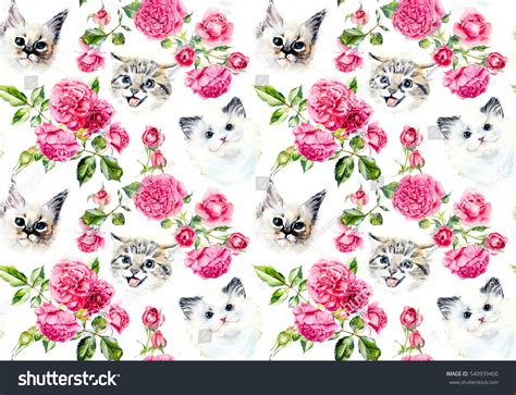 203 Watercolour Kittens Wallpaper Images, Stock Photos & Vectors | Shutterstock