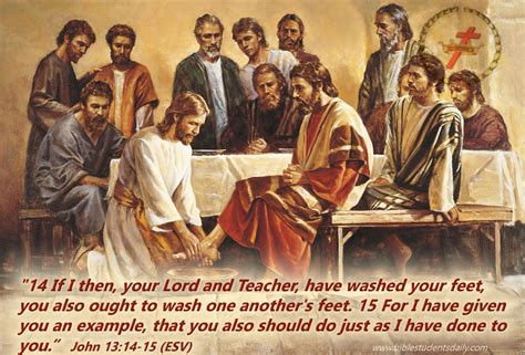 JOHN 13:14-15 – Washing One Another’s Feet – A Privilege – BIBLE Students DAILY