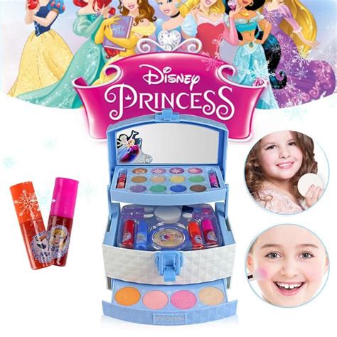 32Pcs Disney Makeup Kids Makeup Toys Kids Birthday Gift Flower Shape Girls Toys Cosmetics For ...