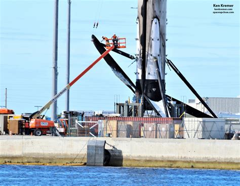 SpaceX Recovered Falcon 9 Landing Legs Detached, Retractions Still ...