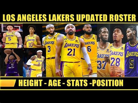 Lakers Roster 2023 Age