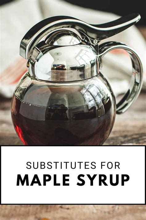 Maple Syrup Substitute - Aimee Mars