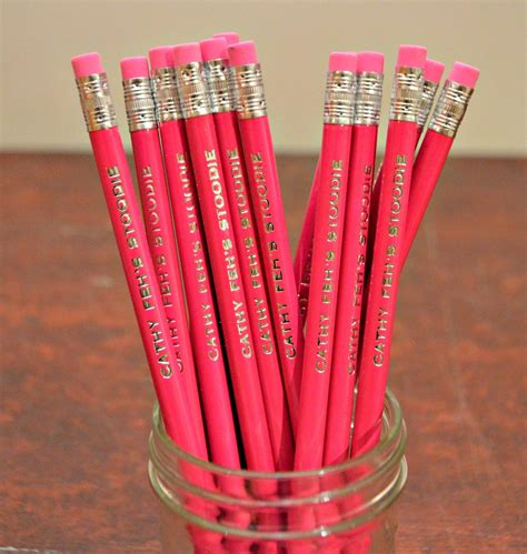 Pencils Custom Name Pencils Wedding Favor Teacher Gift - Etsy