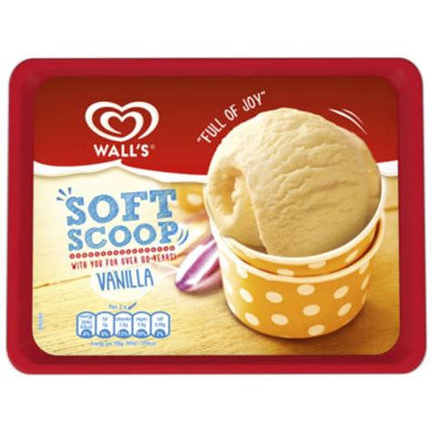 Wall's Soft Scoop Vanilla Ice Cream, £1.90 at ASDA