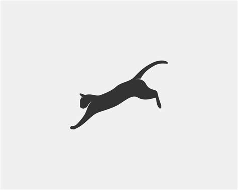 cat vector silhouette 11293887 Vector Art at Vecteezy