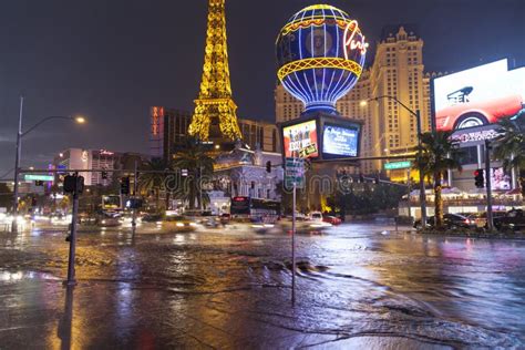 Flooding On Las Vegas Boulevard In Las Vegas, NV On July 19, 201 Editorial Photo - Image of ...