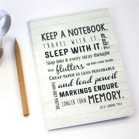 inspirational quote notebook by little pieces | notonthehighstreet.com