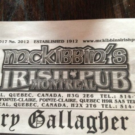 McKibbin's Irish Pub - Plateau-Mont-Royal - 33 tips de 2530 visitantes