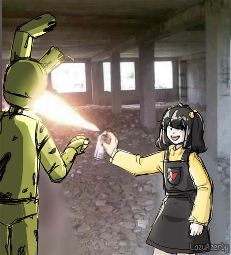 springtrap gets rekt by cassidy 2020 colourised: fivenightsatfreddys | Fnaf memes, Fnaf baby ...