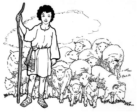 Shepherd Boy | Learn To Coloring