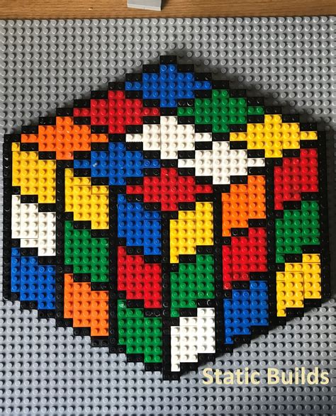 This Lego Rubik's Cube Mosaic was an awesome Lego design I created. The ...