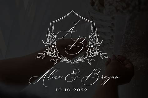 DIY Wedding Monogram Wedding Stamp Wedding Badge Luxury - Etsy