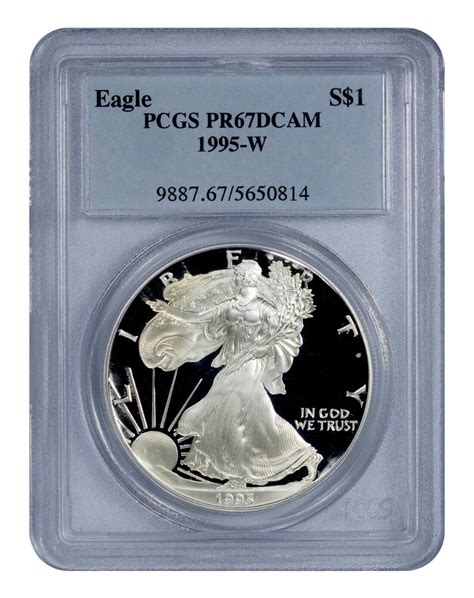 1995-W $1 AMERICAN SILVER EAGLE PCGS PR67DCAM # 5650814 | eBay