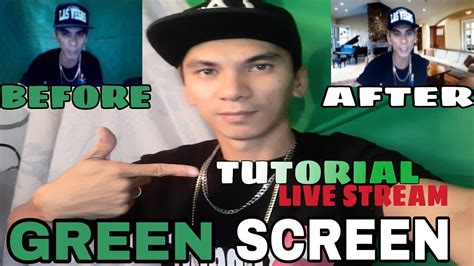 GREENSCREEN FOR LIVESTREAM | greenscreen for streamyard | how to use green screen effects - YouTube