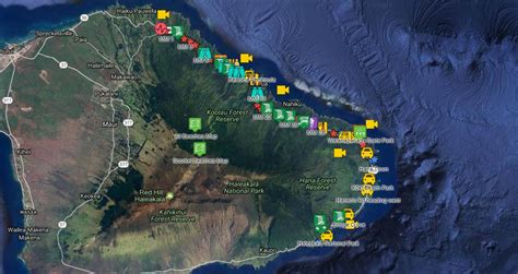 Road To Hana Detailed Map - Maps Model Online