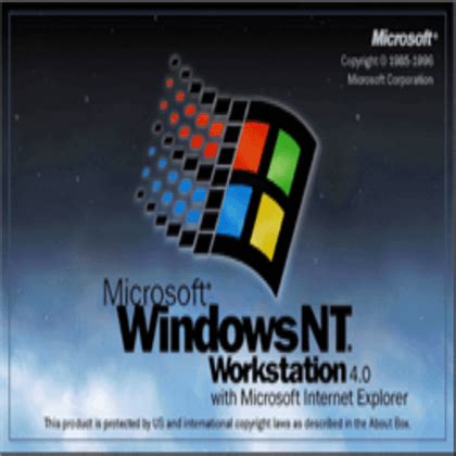 Windows NT 4.0 Logo - LogoDix