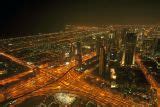 Night view from Burj Khalifa