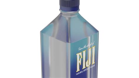 Realistic Fiji Water Bottle Model - TurboSquid 1565162