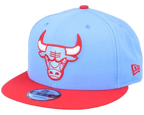 Chicago Bulls 9Fifty Light Blue/Red Snapback - New Era caps - Hatstoreworld.com