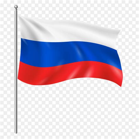 Russia flag waving vector on transparent background PNG - Similar PNG